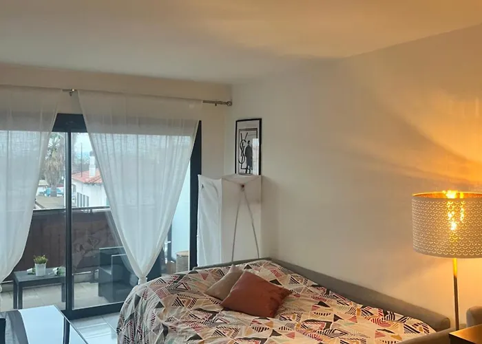 Grande Salon Climatise Dans Partage Avec Parking Devant La Antibes